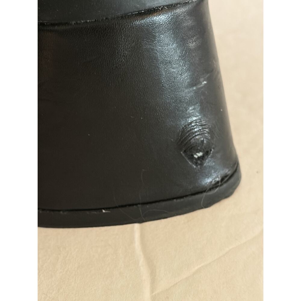 NEW Camper Kiara Penny Loafer •39/8•Heeled Pump Black Leather Anthropologie $248 - Picture 7 of 10